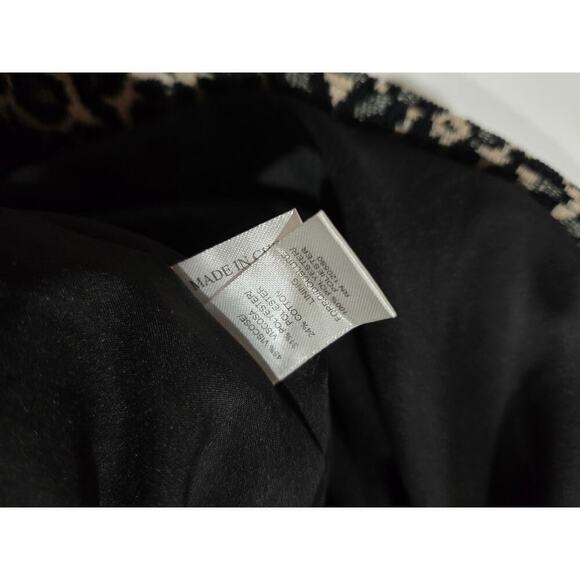 Amanda + Chelsea Women’s Cheetah Animal Print Skirt Viscose Blend Careerwear - Picture 6 of 9